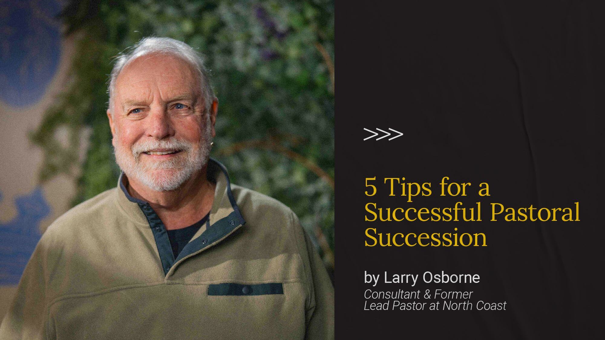 5 Tips for a Successful Pastoral Succession